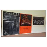 Three Harley Posters Advertising 1984 Leather