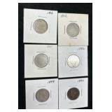 6 Liberty Head ï¿½Vï¿½ Nickels