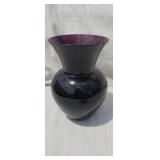 7 Inch Deep Purple Flower Vase