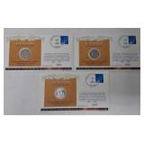 3 2002 Tennessee State Quarters First Day Issued