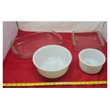 Pyrex Baking Pans & Mixing Bowls
