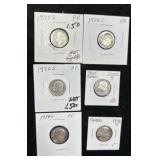6 Proof Dimes (Uncirculated )