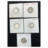 5 Proof Dimes (Uncirculated)