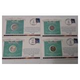 4 2006 First Day Cover Quarters Nevada Colorado