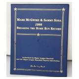 Mark McGwire and Sammy Sosa 1998 Breaking the