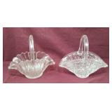 Vintage Crystal Basket: Star Pattern, Bride