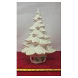 Vintage White Ceramic Christmas Tree