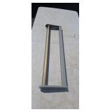 32" Christmas Paper Holder Metal Wall Mount