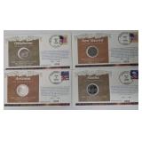 4 2008 State Quarters Oklahoma Arizona New Mexico