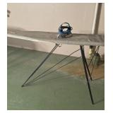 1940s Ironing Board and Clothes Iron