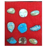Natural Nevada Dark Blue Turquoise Stones