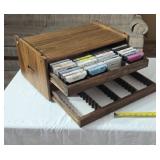 Cassette Tapes with Storage Cabinet