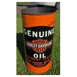 Harley-Davidson Large 29 Inch Trash Can Oil Can