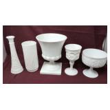 Milk Glass Vases