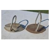 Two Asbestos Sad Irons