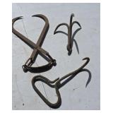 Ice Tongs, Hay Hook, & Grapple Hook