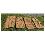 Four Plain Jane Gunny Sacks