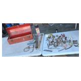 Toolbox Full of Hardware Nuts Bolts Utility