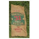 Vintage Kentucky 31 Tall Fescue Gunny Sack