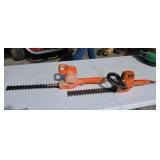 Two Electric Hedge Trimmers