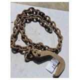 Log Chain with Hook for Farm Use