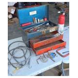 Toolbox Tarp Straps Fire Extinguisher