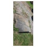 Part of a Rubber Truck Mat.