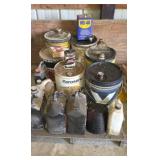 Pallet of Oil Hydraulic Fluid & More