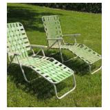 Two Chase Lounge Lawn Chairs