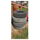 Stack of 15 and 16-in Tires