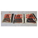 Three Packs of Case Sickle Sections