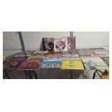 Table Full of Records Including Dolly