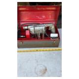 Craftsman 1/4" electric drill with Metal Case