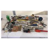 Various wrenches, Screwdrivers, Solder, Allen