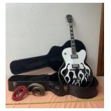 Squier X-155 "White Heat" hollow body electric