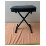 black X-style keyboard bench