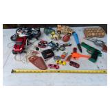 Toy Pistols, Motorcycle, Hot Wheels, Matchbox and