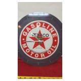 Texaco Gasoline Motor Oil Clock