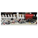 Table full Tools, Hardware, Metal Toolboxes and