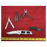 Pocket knives and pocket pliers