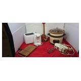 Vintage Rival Crock Pot, Hand Mixer, Cheese
