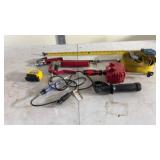 Tow Srap, pistol-grip grease gun. grease gun, a