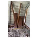 Vtg Wooden Twin Size Bed