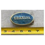 1982 brass belt buckle from The Great American