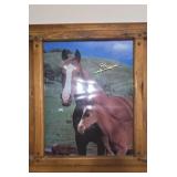 Wooden Horse Wall Clock