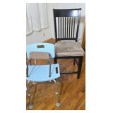 Shower Bench, Step Stool, and Chair
