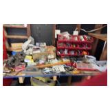 Red Organizers, Hardware, Screwdrivers, and who