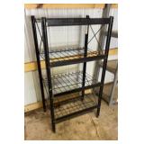 Metal Display Shelving Unit 17x24x44.5