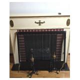 Electric Fireplace 52x11.5x43 with Remote Works