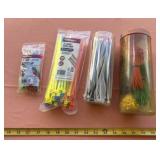 Assortment of zip ties